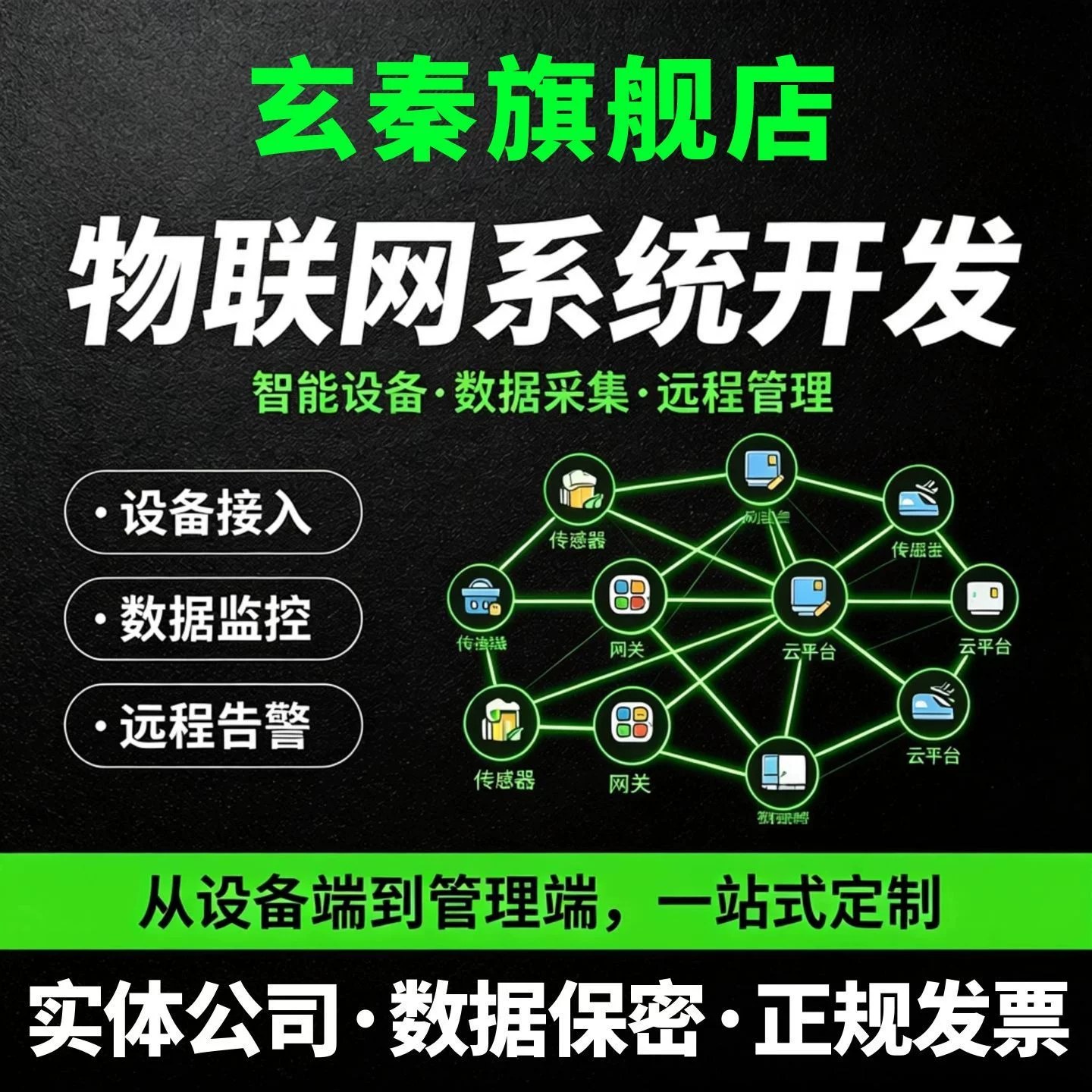 物联网智慧系统开发定制智能设备数字农业校园网页APP小程序软件
